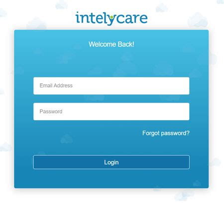 intelycare facility log in.